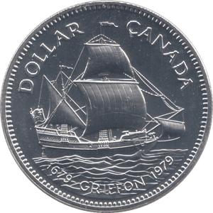1979 CANADA SILVER ONE DOLLAR 10 - WORLD SILVER COINS - Cambridgeshire Coins