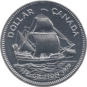 1979 CANADA SILVER ONE DOLLAR - WORLD SILVER COINS - Cambridgeshire Coins