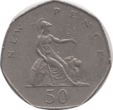1979 CIRCULATED 50P BRITANNIA - 50P CIRCULATED - Cambridgeshire Coins