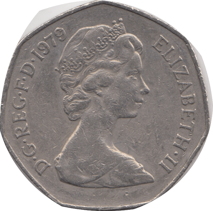 1979 CIRCULATED 50P BRITANNIA - 50P CIRCULATED - Cambridgeshire Coins