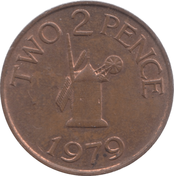 1979 GUERNSEY TWOPENCE - WORLD COINS - Cambridgeshire Coins