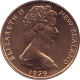 1979 ONE CENT NEW ZEALAND ( BU ) - WORLD COINS - Cambridgeshire Coins