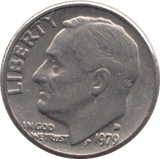 1979 ONE DIME USA - SILVER WORLD COINS - Cambridgeshire Coins