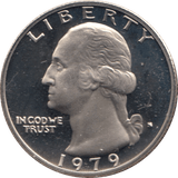 1979 QUARTER DOLLAR USA ( PROOF ) - WORLD COINS - Cambridgeshire Coins