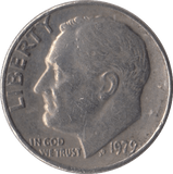 1979 USA ONE DIME - WORLD COINS - Cambridgeshire Coins