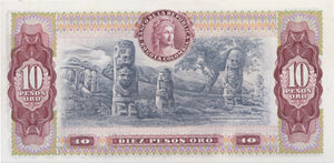 1980 10 PESOS BANKNOTE COLOMBIA REF 692 - World Banknotes - Cambridgeshire Coins