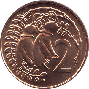1980 2 CENTS NEW ZEALAND ( BU ) - WORLD COINS - Cambridgeshire Coins