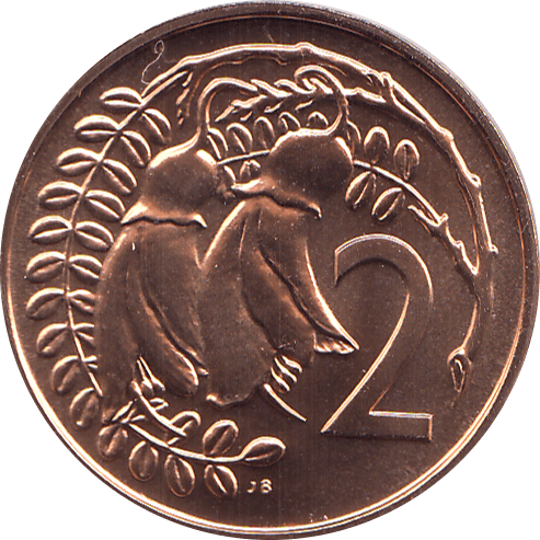 1980 2 CENTS NEW ZEALAND ( BU ) - WORLD COINS - Cambridgeshire Coins