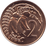 1980 2 CENTS NEW ZEALAND ( BU ) - WORLD COINS - Cambridgeshire Coins
