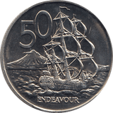 1980 50 CENTS NEW ZEALAND ( BU ) - WORLD COINS - Cambridgeshire Coins