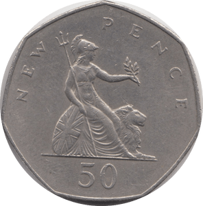 1980 CIRCULATED 50P BRITANNIA - 50P CIRCULATED - Cambridgeshire Coins