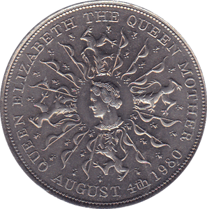 1980 CROWN ( UNC ) - Crown - Cambridgeshire Coins