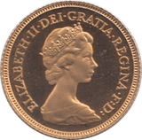 1980 GOLD HALF SOVEREIGN ( PROOF ) - Half Sovereign - Cambridgeshire Coins