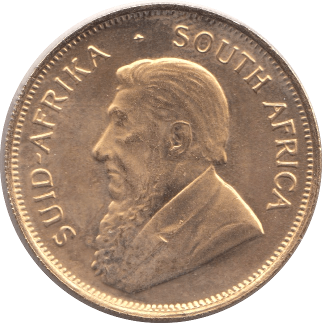 1980 GOLD KRUGERRAND HALF OUNCE ( UNC ) SOUTH AFRICA - Gold World Coins - Cambridgeshire Coins