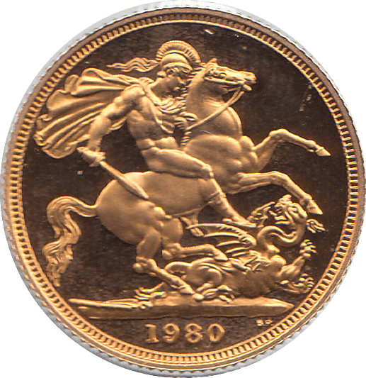 1980 GOLD SOVEREIGN ( PROOF ) - Sovereign - Cambridgeshire Coins