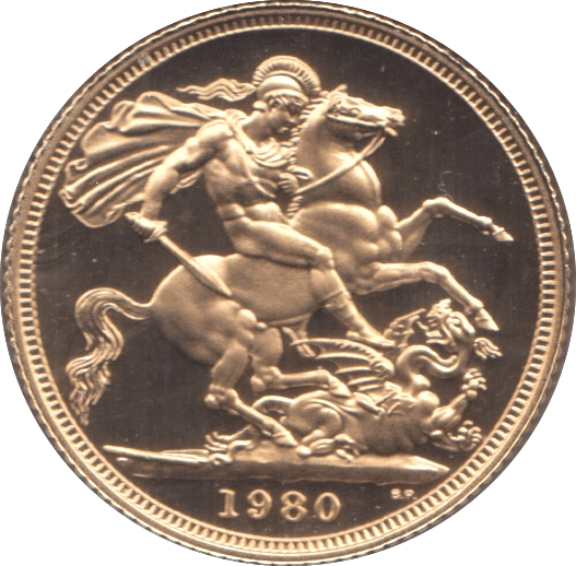 1980 GOLD SOVEREIGN ( PROOF ) - Sovereign - Cambridgeshire Coins