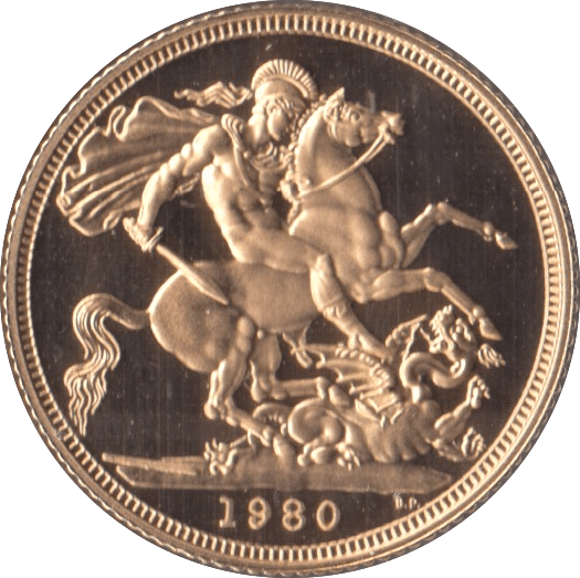 1980 GOLD SOVEREIGN ( PROOF ) - Sovereign - Cambridgeshire Coins