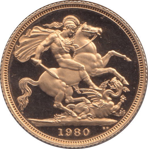 1980 GOLD SOVEREIGN ( PROOF ) - Sovereign - Cambridgeshire Coins