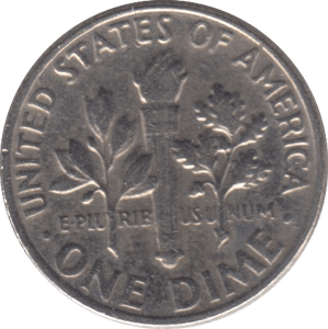 1980 ONE DIME USA PHILADELPHIA MINT - SILVER WORLD COINS - Cambridgeshire Coins