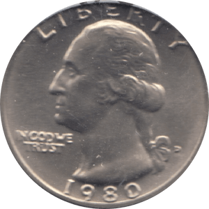 1980 QUARTER DOLLAR USA ( UNC ) O - WORLD COINS - Cambridgeshire Coins