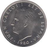1980 SPAIN 100 PESETAS ( UNC ) - WORLD COINS - Cambridgeshire Coins