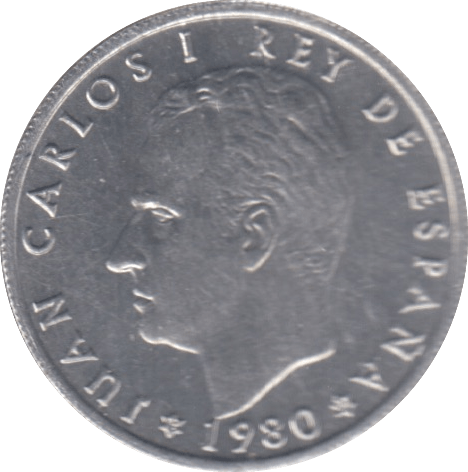 1980 SPAIN 50 CENTIMOS ( UNC ) - WORLD COINS - Cambridgeshire Coins