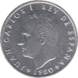 1980 SPAIN 50 CENTIMOS ( UNC ) - WORLD COINS - Cambridgeshire Coins