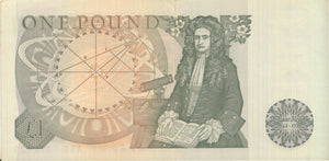 1980'S ONE POUND BANKNOTE PAGE USED - £1 BANKNOTE - Cambridgeshire Coins
