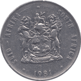1981 1 RAND SOUTH AFRICA - WORLD COINS - Cambridgeshire Coins