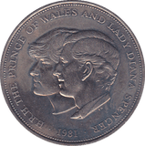 1981 CROWN ( UNC ) - Crown - Cambridgeshire Coins