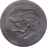 1981 CROWN ( UNC ) - Crown - Cambridgeshire Coins