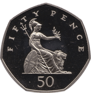 1981 FIFTY PENCE PROOF 50P COIN BRITANNIA - 50p Proof - Cambridgeshire Coins