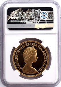 1981 GOLD PROOF £5 SOVEREIGN (NGC) PF 69 ULTRA CAMEO - NGC CERTIFIED COINS - Cambridgeshire Coins