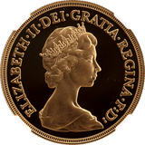 1981 GOLD PROOF £5 SOVEREIGN (NGC) PF 69 ULTRA CAMEO - NGC CERTIFIED COINS - Cambridgeshire Coins