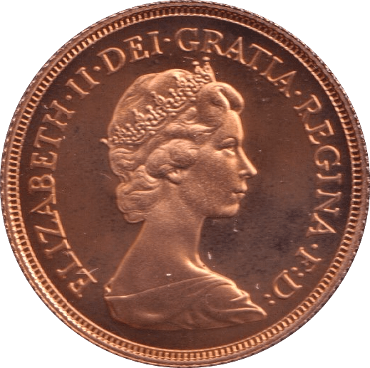 1981 GOLD SOVEREIGN ( PROOF ) 2 - Sovereign - Cambridgeshire Coins