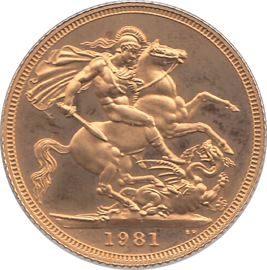 1981 GOLD SOVEREIGN ( PROOF ) - Sovereign - Cambridgeshire Coins