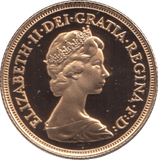 1981 GOLD SOVEREIGN ( PROOF ) - Sovereign - Cambridgeshire Coins