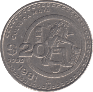 1981 MEXICO 20 PESO - WORLD COINS - Cambridgeshire Coins
