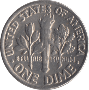 1981 ONE DIME USA PHILADELPHIA MINT - SILVER WORLD COINS - Cambridgeshire Coins