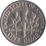 1981 ONE DIME USA PHILADELPHIA MINT - SILVER WORLD COINS - Cambridgeshire Coins