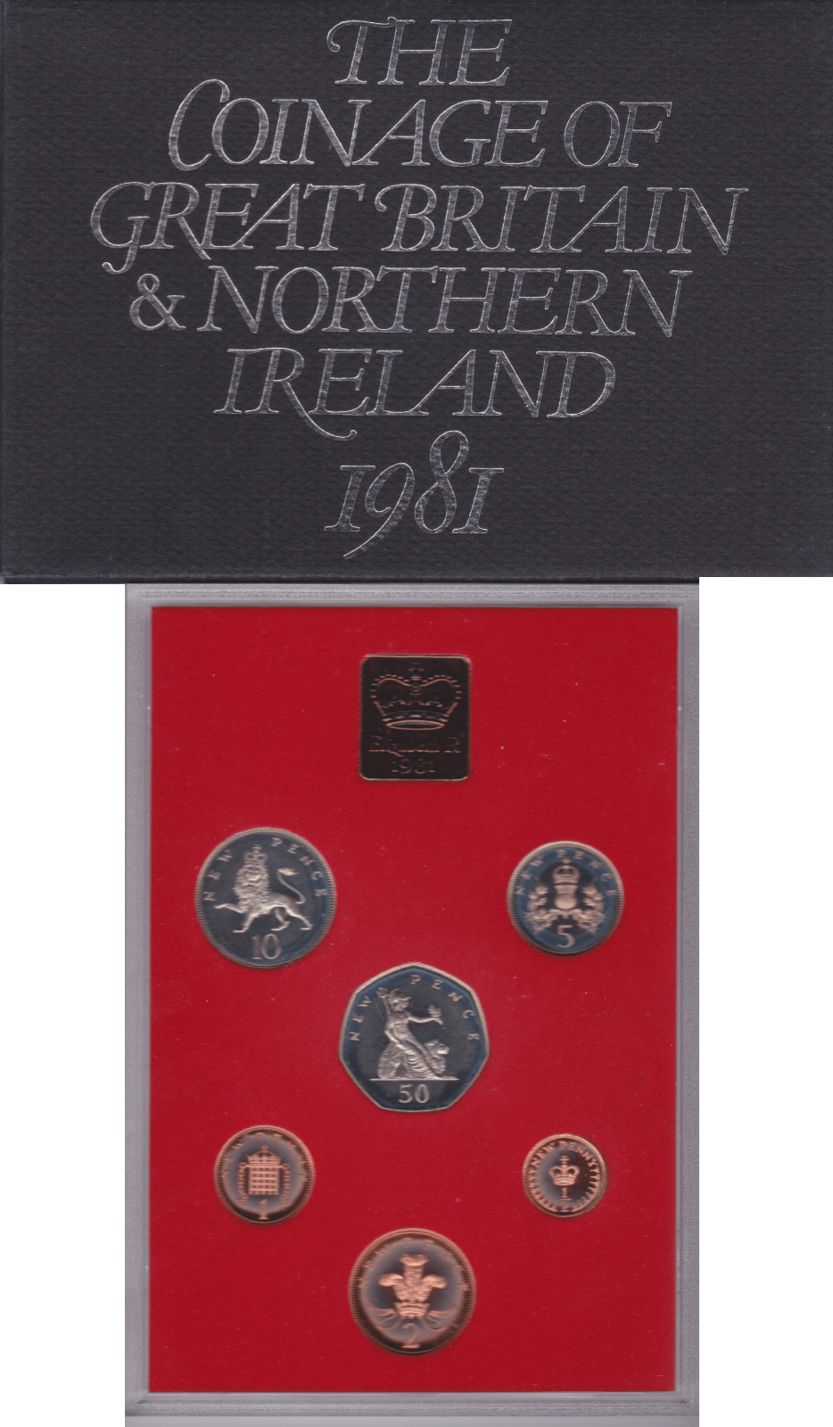 1981 ROYAL MINT PROOF SET - ROYAL MINT PROOF SET - Cambridgeshire Coins