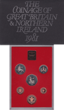 1981 ROYAL MINT PROOF SET - ROYAL MINT PROOF SET - Cambridgeshire Coins