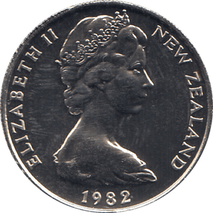 1982 10 CENTS NEW ZEALAND ( BU ) - WORLD COINS - Cambridgeshire Coins