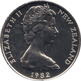 1982 10 CENTS NEW ZEALAND ( BU ) - WORLD COINS - Cambridgeshire Coins
