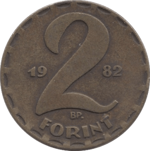 1982 2 FORINT HUNGARY - WORLD COINS - Cambridgeshire Coins