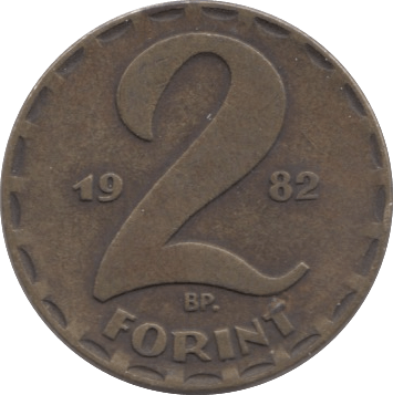 1982 2 FORINT HUNGARY - WORLD COINS - Cambridgeshire Coins