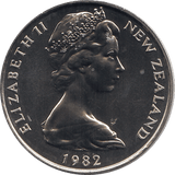 1982 20 CENTS NEW ZEALAND ( BU ) - WORLD COINS - Cambridgeshire Coins