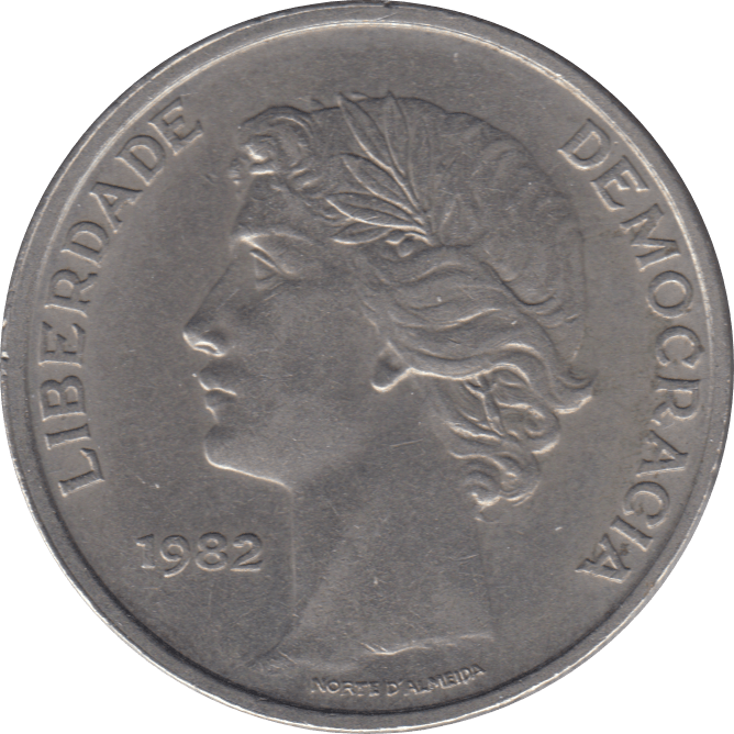 1982 25 ESCUDOS PORTUGAL - WORLD COINS - Cambridgeshire Coins