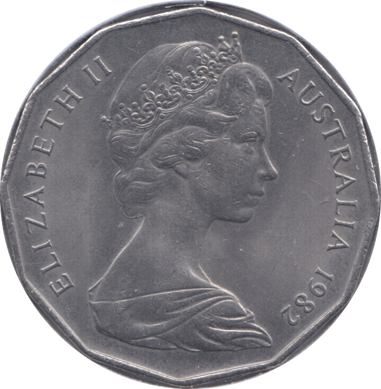 1982 50 CENTS AUSTRALIA - WORLD COINS - Cambridgeshire Coins