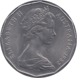 1982 50 CENTS AUSTRALIA - WORLD COINS - Cambridgeshire Coins